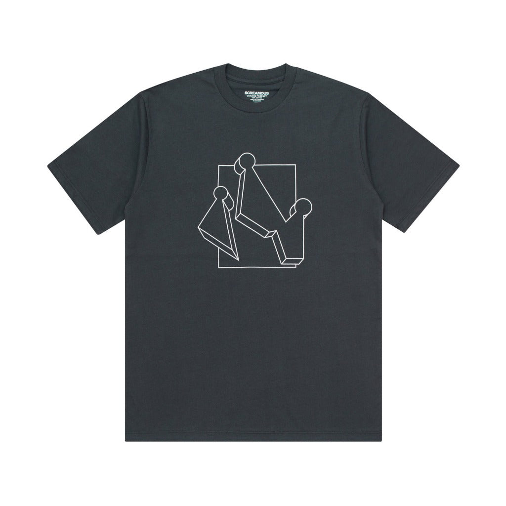 T-Shirt SQUAREN CHARCOAL