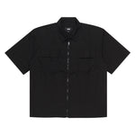Load image into Gallery viewer, WindShirt Short Sleeve Oversize MELVIC BLACK
