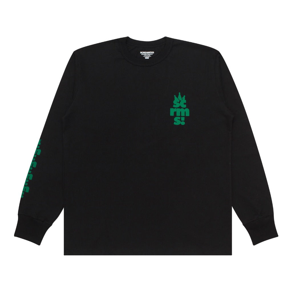 T-Shirt Longsleeves VERT REP BLACK