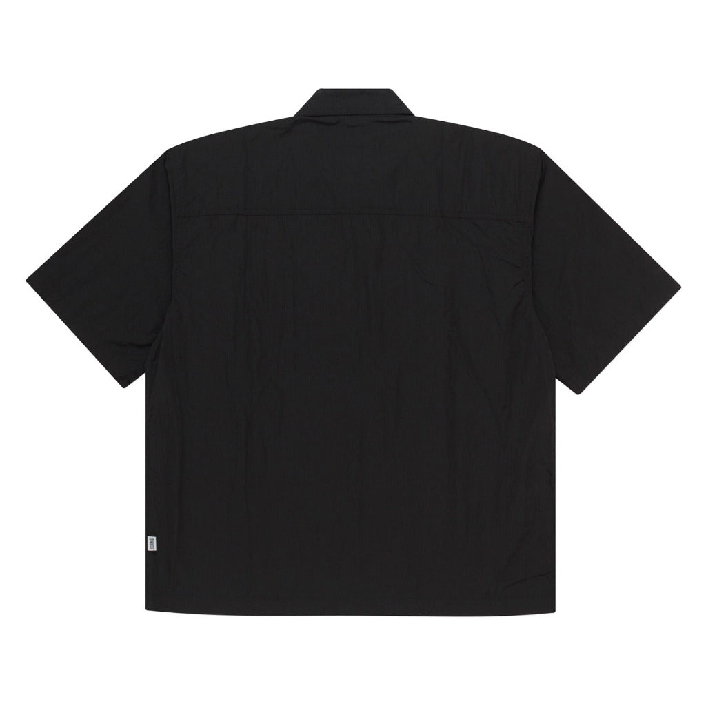 WindShirt Short Sleeve Oversize MELVIC BLACK