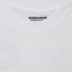 Load image into Gallery viewer, T-Shirt OVERSIZE OUTLINE SKULL WHITE
