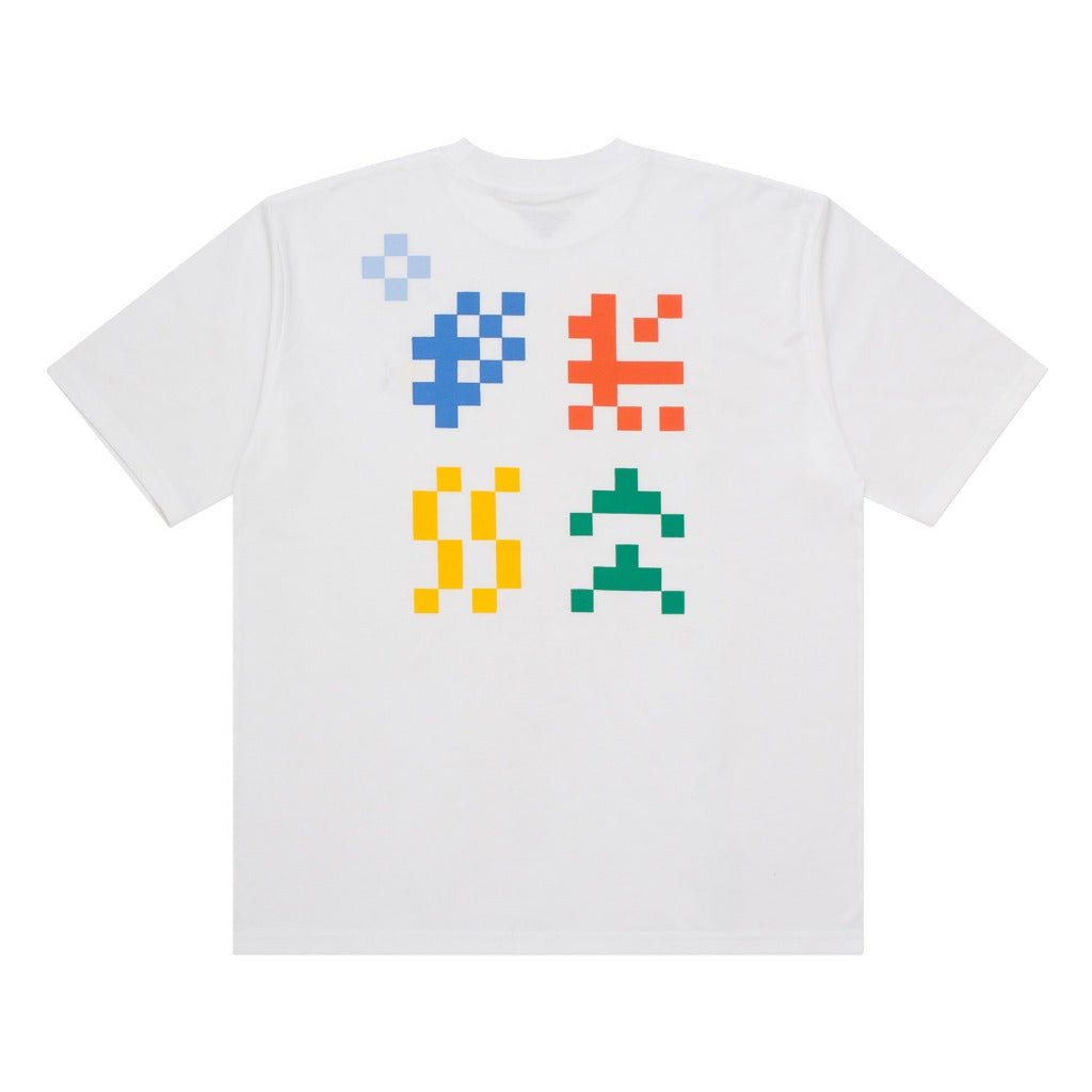 T-Shirt OVERSIZE TYPEBITS WHITE