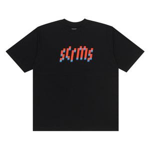 T-Shirt OVERSIZE COLOR BLOCKS BLACK