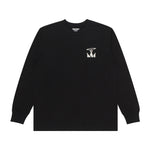 Load image into Gallery viewer, T-Shirt Longsleeves CALM DOWN BLACK
