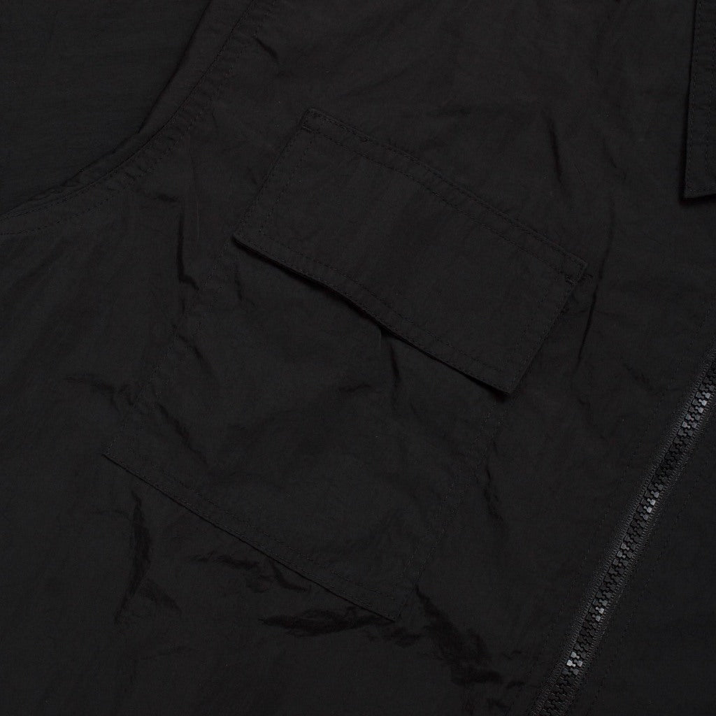 WindShirt Short Sleeve Oversize MELVIC BLACK
