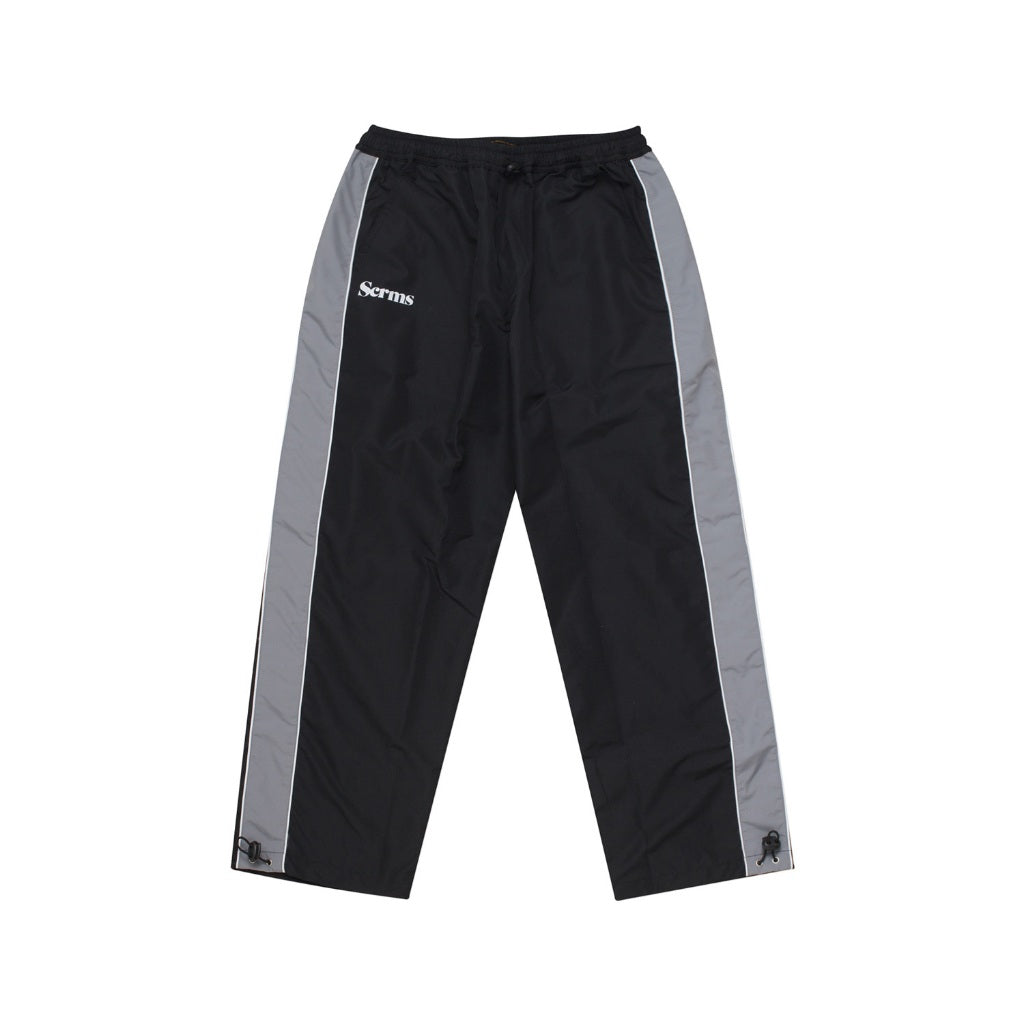 Track Pants Parachute DHOME BLACK GREY Loose Fit