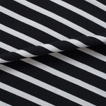 Load image into Gallery viewer, Longsleeves Polo Shirt Rugby Stripe LUTHES BLACK WHITE
