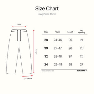 Track Pants Parachute THIMO BLACK GREY Loose Fit