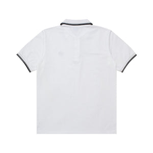 Polo Shirt CROWN LINES BLACK WHITE