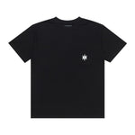 Load image into Gallery viewer, T-Shirt BASIC POCKET CROWN BLACK
