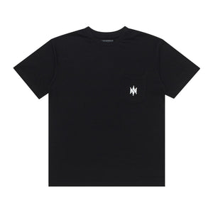 T-Shirt BASIC POCKET CROWN BLACK
