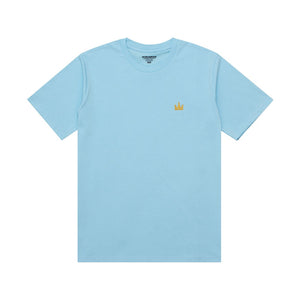 T-Shirt CROWN LOGO SS LIGHT BLUE