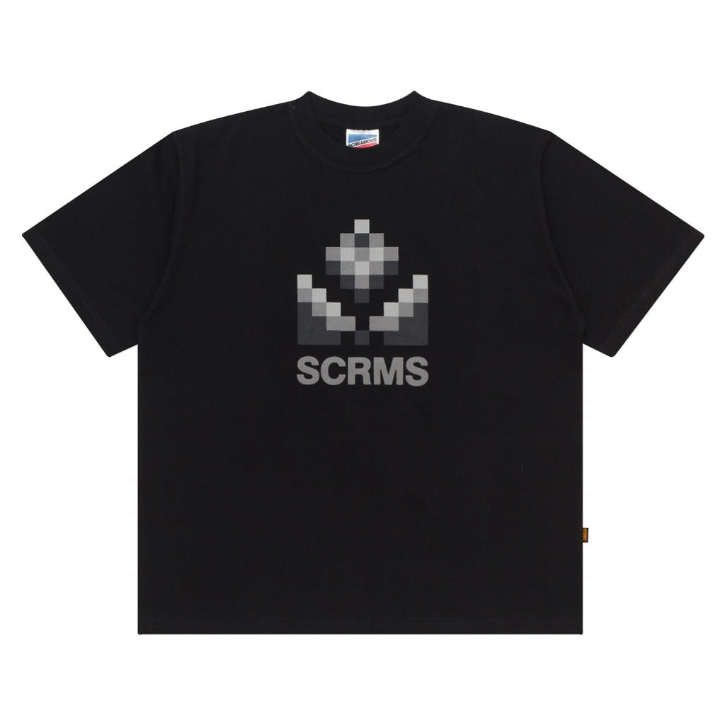 T-Shirt BOXY FIT 16s TYPEFORM and COLLECTIVE SHAPES MUSHROOM BLACK