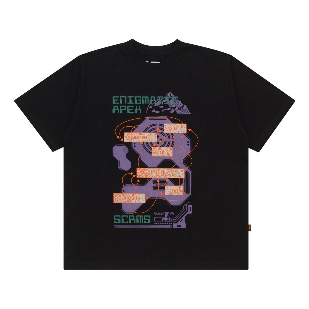 T-Shirt BOXY FIT 16s ENIGMATIC APEX ALL RISE BLACK