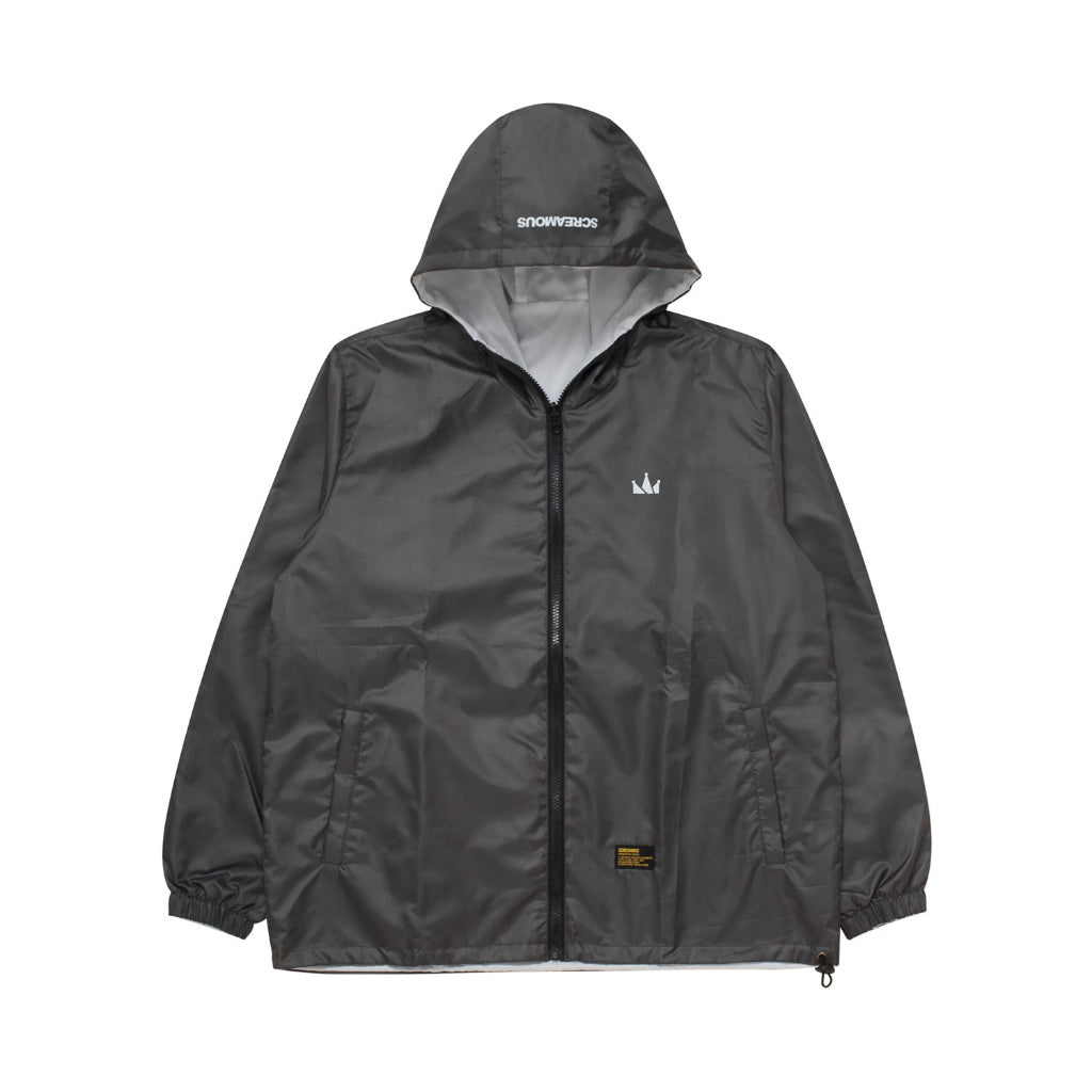 Reversible Jacket ARILE DARK GREY - WHITE