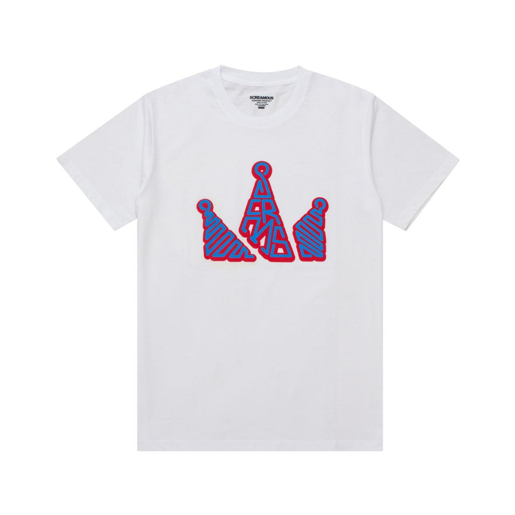 T-Shirt CROWN CURVED WHITE