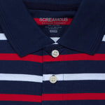 Load image into Gallery viewer, Polo Shirt Stripe NAZEO NAVY RED WHITE
