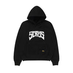 Load image into Gallery viewer, Pullover Hoodie Oversize MAZAL BLACK
