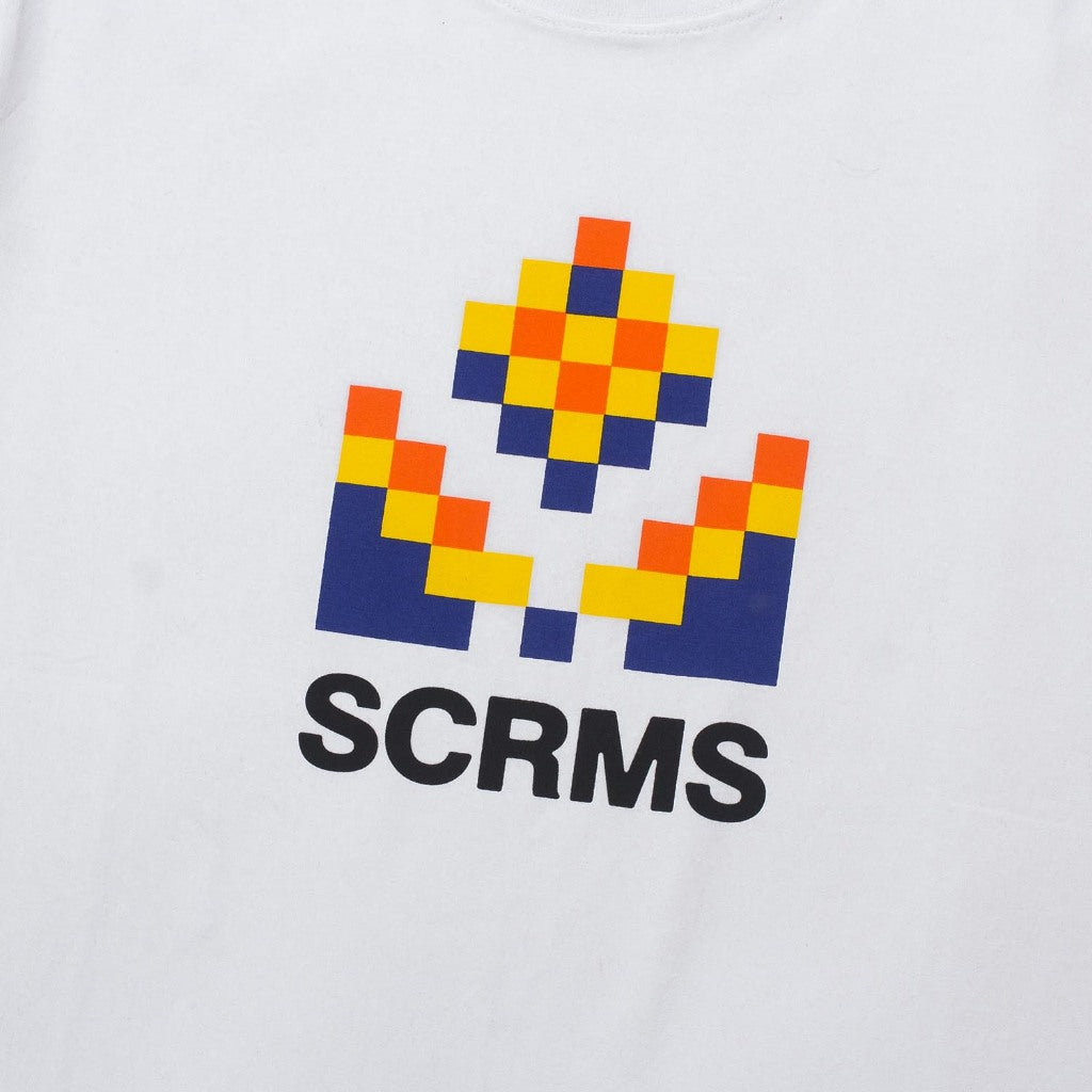 T-Shirt BOXY FIT 16s TYPEFORM and COLLECTIVE SHAPES MUSHROOM WHITE