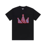 Load image into Gallery viewer, T-Shirt CROWN CURVED BLACK
