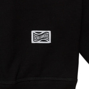Crewneck OVERSIZED TYPEFORM and COLLECTIVE SHAPES LIGHTNING BLACK