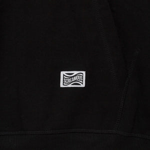 Pullover Hoodie OVERSIZED TYPEFORM and COLLECTIVE SHAPES GEOMETRY BLACK