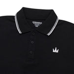 Load image into Gallery viewer, Polo Shirt CROWN LINE WHITE BLACK
