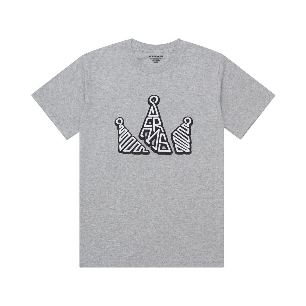 T-Shirt CROWN CURVED MISTY
