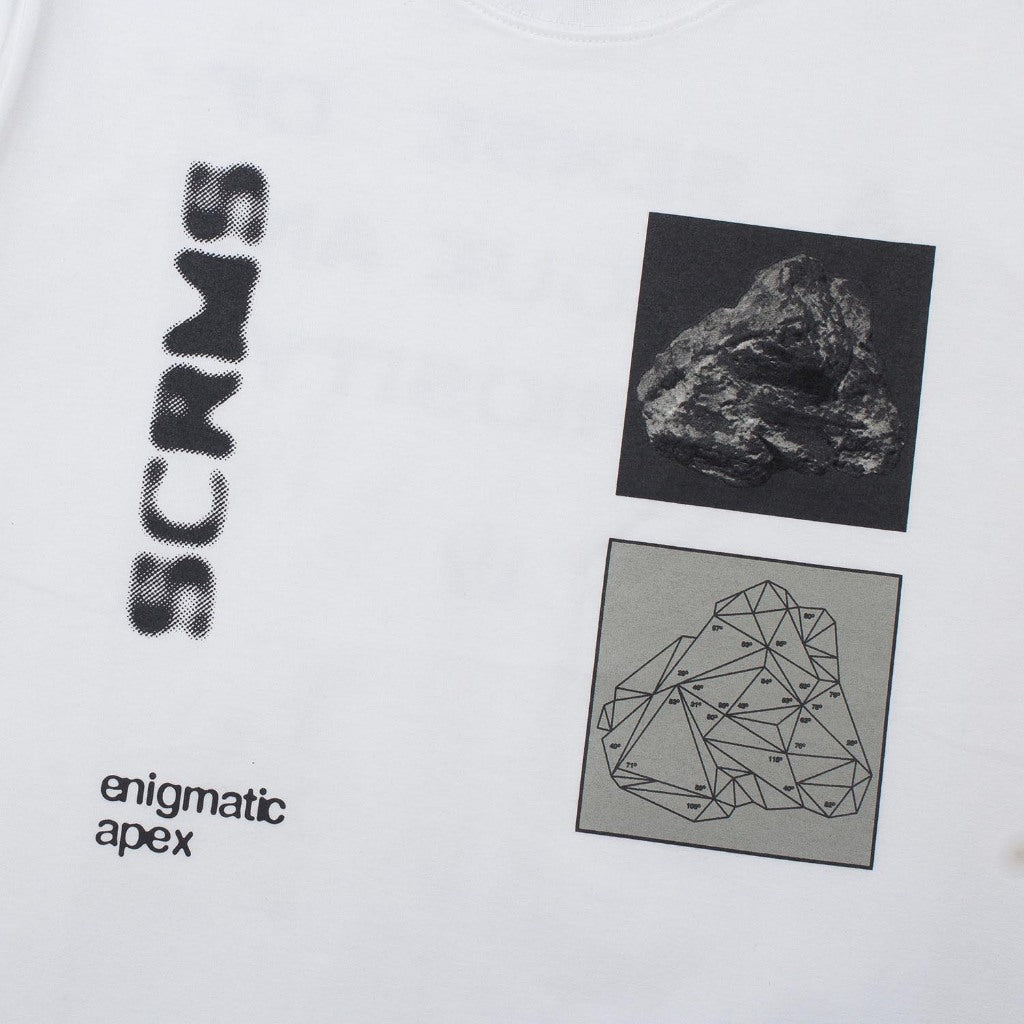 T-Shirt BOXY FIT 16s ENIGMATIC APEX LED GEO WHITE