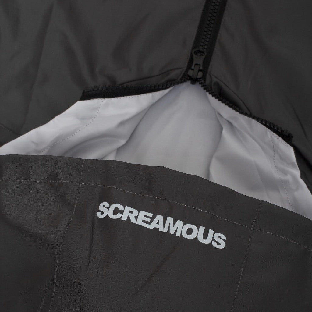Reversible Jacket ARILE DARK GREY - WHITE