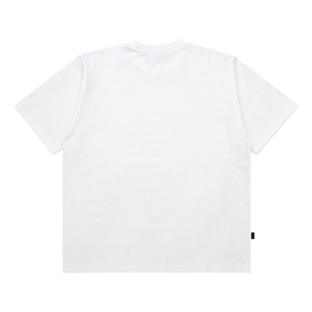 T-Shirt BOXY FIT 16s TYPEFORM and COLLECTIVE SHAPES MUSHROOM WHITE