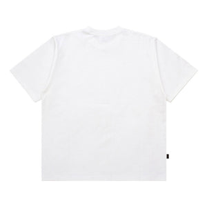 T-Shirt BOXY FIT 16s TYPEFORM and COLLECTIVE SHAPES MUSHROOM WHITE