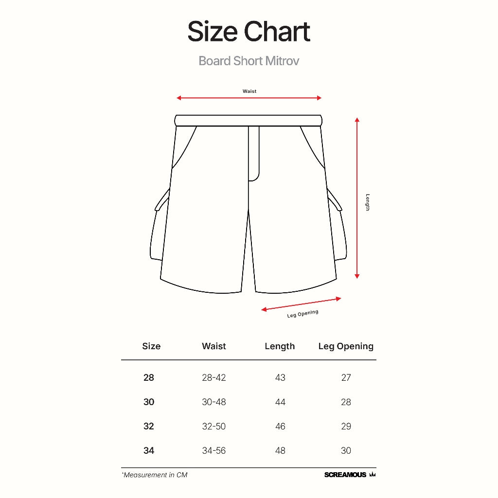 Board Short Pants MITROV GREY