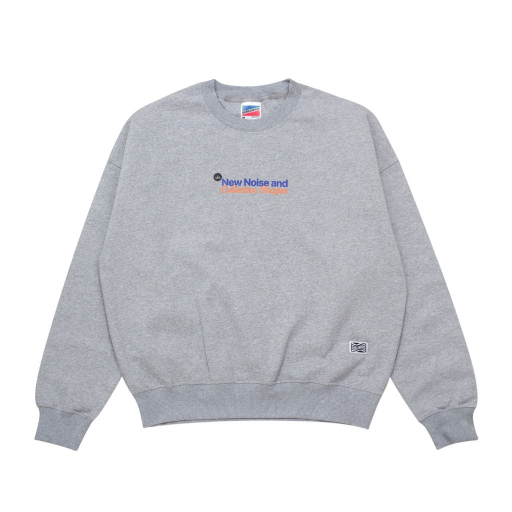 Crewneck OVERSIZED TYPEFORM and COLLECTIVE SHAPES NEW NOISE MISTY