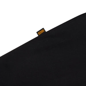 Shortsleeve Shirt Boxy Oversize Spread Collar QILLE BLACK