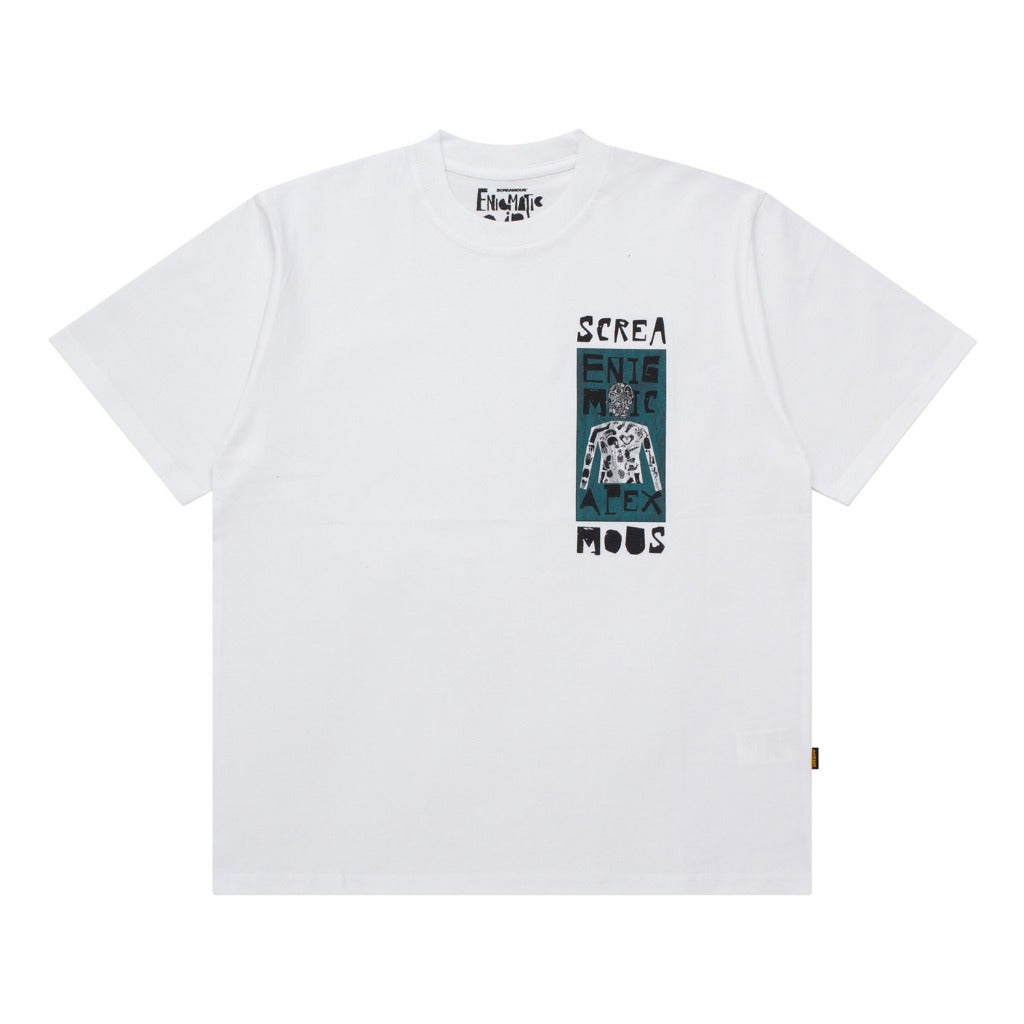 T-Shirt BOXY FIT 16s ENIGMATIC APEX VORACI WHITE