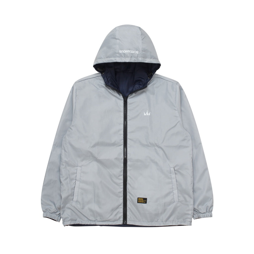 Reversible Jacket ARILE NAVY - LIGHT GREY