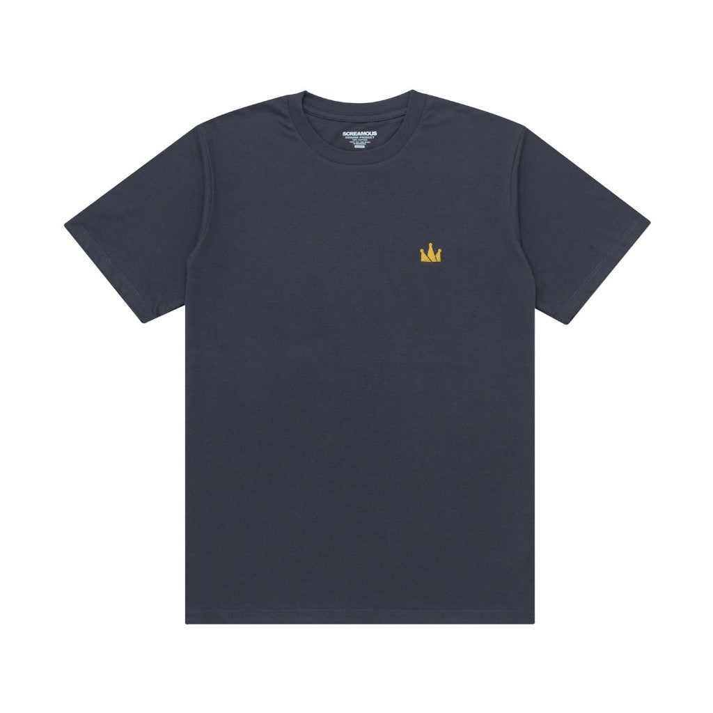 T-Shirt CROWN LOGO SS CHARCOAL
