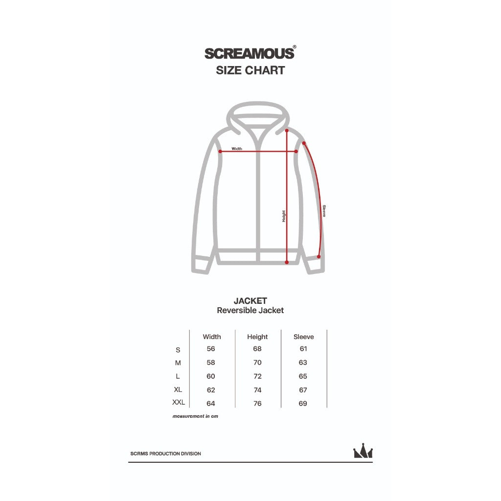 Reversible Jacket ARILE DARK GREY - WHITE