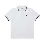 Load image into Gallery viewer, Polo Shirt CROWN LINES BLACK WHITE
