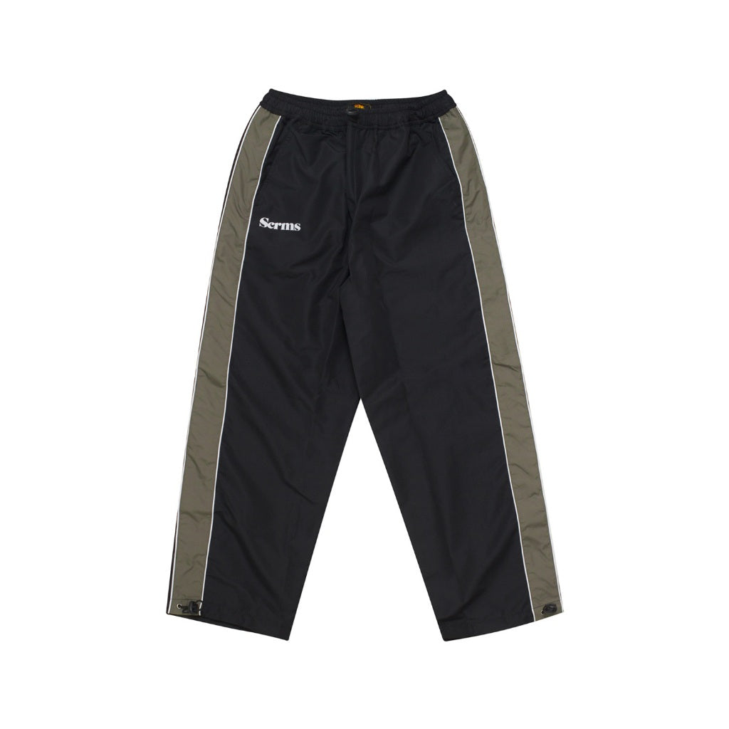 Track Pants Parachute DHOME BLACK OLIVE Loose Fit