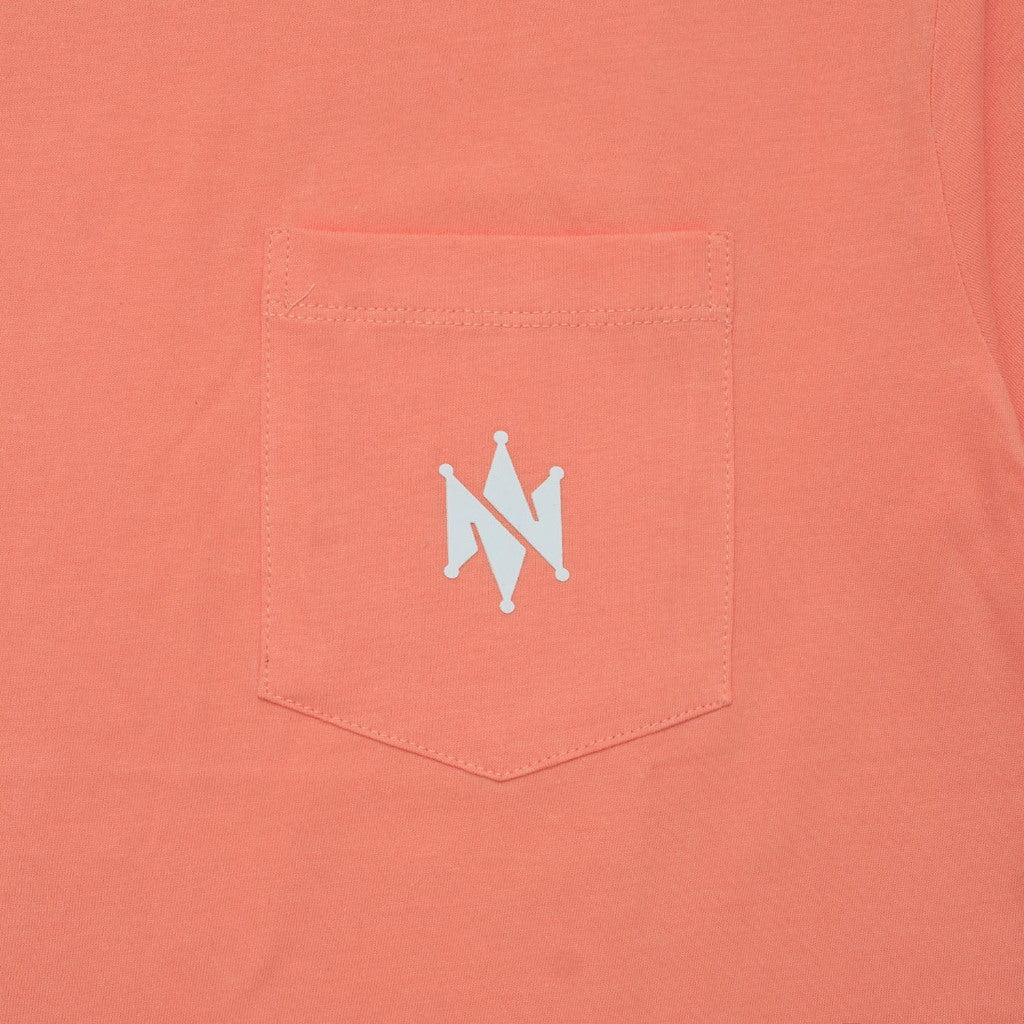 T-Shirt BASIC POCKET CROWN BLOOMING DAHLIA