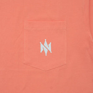 T-Shirt BASIC POCKET CROWN BLOOMING DAHLIA