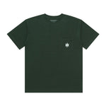 Load image into Gallery viewer, T-Shirt BASIC POCKET CROWN FOREST GREEN
