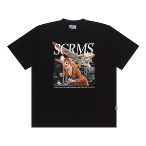 T-Shirt BOXY FIT 16s FIFTY FIVE and BEYOND RUNAWAY BLACK