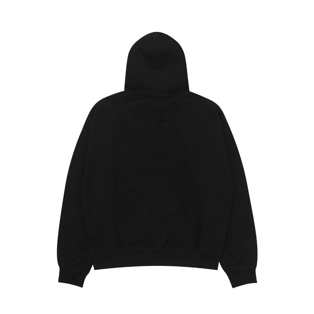 Pullover Hoodie OVERSIZED FIFTY FIVE and BEYOND AROUND THE WORLD BLACK