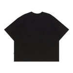 Load image into Gallery viewer, T-Shirt BOXY FIT 16s TYPEFORM and COLLECTIVE SHAPES BLURS BLACK
