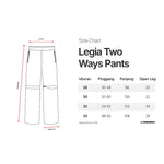 Load image into Gallery viewer, Two Ways Pants LEGIA BLACK
