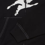 Load image into Gallery viewer, Sweater Pria Pullover Double Zipper Hoodie BOXY FIT TWIST BLACK CONTRAST STITCH
