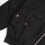 Load image into Gallery viewer, Bomber Double Zipper Jacket JOVE BLACK
